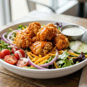 Buffallo Crispy Chicken Salad