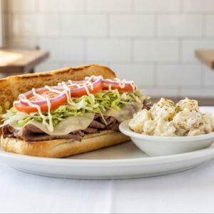 Rost Beef Cheese + salad