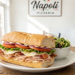 Triple Deckers Turkey + salad