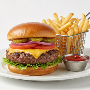 1/2  Cheese Burger