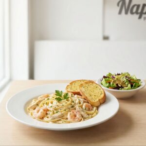 Shrimp & Chicken Fettuccini Alfredo