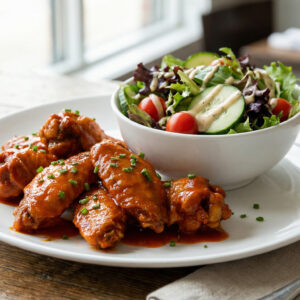 #13 - 6 Wings + Dinner Salad + Soda
