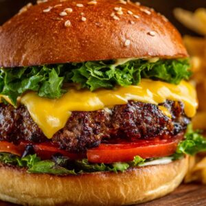 Full pound Cheeseburger