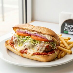 Meatball &Sausage Parmagiana +fries