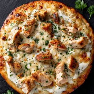 Chicken Alfredo Pizza 18" Chicken Alfredo Pizza