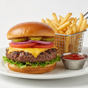 1/2  Cheese Burger