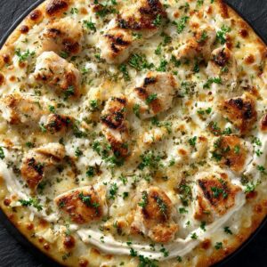 Chicken Alfredo Pizza 36" Chicken Alfredo Pizza
