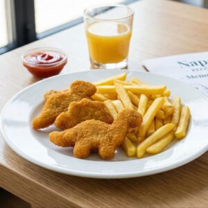 Dinosaur Nuggets w/ Fries