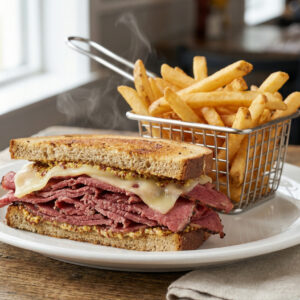 #14 - Hot Pastrami + Fries + Free Can Soda